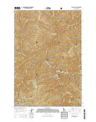 Selway Falls Idaho Current topographic map, 1:24000 scale, 7.5 X 7.5 Minute, Year 2013