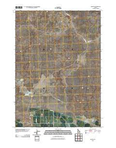 Senter Idaho Historical topographic map, 1:24000 scale, 7.5 X 7.5 Minute, Year 2010