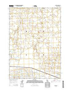 Senter Idaho Current topographic map, 1:24000 scale, 7.5 X 7.5 Minute, Year 2013