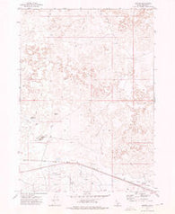 Senter Idaho Historical topographic map, 1:24000 scale, 7.5 X 7.5 Minute, Year 1972