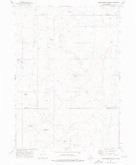Serviceberry Butte Idaho Historical topographic map, 1:24000 scale, 7.5 X 7.5 Minute, Year 1972