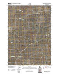Serviceberry Butte Idaho Historical topographic map, 1:24000 scale, 7.5 X 7.5 Minute, Year 2010