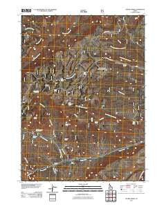 Severe Spring Idaho Historical topographic map, 1:24000 scale, 7.5 X 7.5 Minute, Year 2011