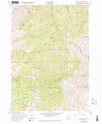 Shafer Butte Idaho Historical topographic map, 1:24000 scale, 7.5 X 7.5 Minute, Year 1957
