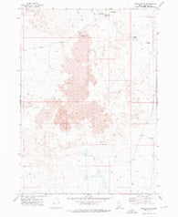 Shale Butte Idaho Historical topographic map, 1:24000 scale, 7.5 X 7.5 Minute, Year 1972