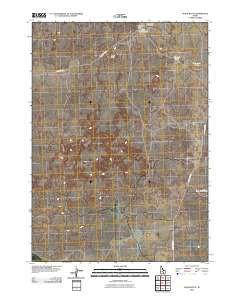 Shale Butte Idaho Historical topographic map, 1:24000 scale, 7.5 X 7.5 Minute, Year 2010
