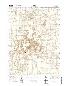 Shale Butte Idaho Current topographic map, 1:24000 scale, 7.5 X 7.5 Minute, Year 2013