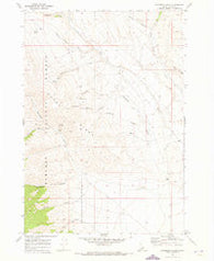 Shamrock Gulch Idaho Historical topographic map, 1:24000 scale, 7.5 X 7.5 Minute, Year 1969