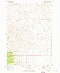 Shamrock Gulch Idaho Historical topographic map, 1:24000 scale, 7.5 X 7.5 Minute, Year 1969