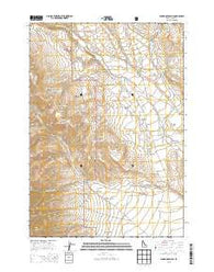 Shamrock Gulch Idaho Current topographic map, 1:24000 scale, 7.5 X 7.5 Minute, Year 2013