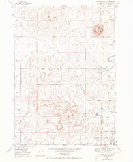 Shattuck Butte Idaho Historical topographic map, 1:24000 scale, 7.5 X 7.5 Minute, Year 1949