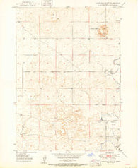 Shattuck Butte Idaho Historical topographic map, 1:24000 scale, 7.5 X 7.5 Minute, Year 1950