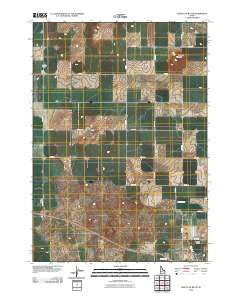 Shattuck Butte Idaho Historical topographic map, 1:24000 scale, 7.5 X 7.5 Minute, Year 2010