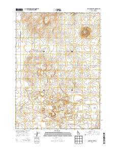 Shattuck Butte Idaho Current topographic map, 1:24000 scale, 7.5 X 7.5 Minute, Year 2013
