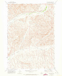 Sheep Ridge Idaho Historical topographic map, 1:24000 scale, 7.5 X 7.5 Minute, Year 1970