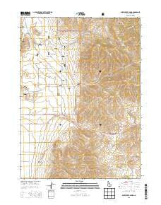 Sheep Creek Spring Idaho Current topographic map, 1:24000 scale, 7.5 X 7.5 Minute, Year 2013