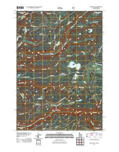 Sheep Falls Idaho Historical topographic map, 1:24000 scale, 7.5 X 7.5 Minute, Year 2011