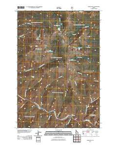 Sheep Hill Idaho Historical topographic map, 1:24000 scale, 7.5 X 7.5 Minute, Year 2011