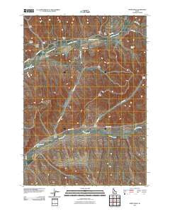 Sheep Ridge Idaho Historical topographic map, 1:24000 scale, 7.5 X 7.5 Minute, Year 2010