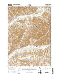 Sheep Ridge Idaho Current topographic map, 1:24000 scale, 7.5 X 7.5 Minute, Year 2013