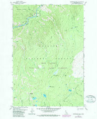 Sheepeater Mtn Idaho Historical topographic map, 1:24000 scale, 7.5 X 7.5 Minute, Year 1979