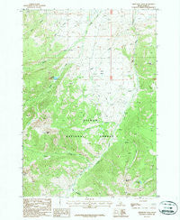 Sheephorn Peak Idaho Historical topographic map, 1:24000 scale, 7.5 X 7.5 Minute, Year 1987