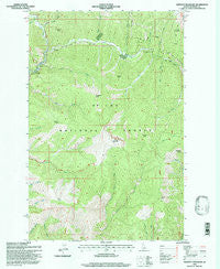 Shefoot Mountain Idaho Historical topographic map, 1:24000 scale, 7.5 X 7.5 Minute, Year 1995