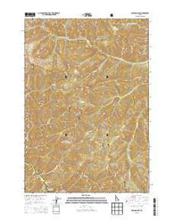 Sheldon Peak Idaho Current topographic map, 1:24000 scale, 7.5 X 7.5 Minute, Year 2013