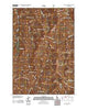 Shellrock Peak Idaho Historical topographic map, 1:24000 scale, 7.5 X 7.5 Minute, Year 2011