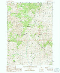 Shelly Mountain Idaho Historical topographic map, 1:24000 scale, 7.5 X 7.5 Minute, Year 1991