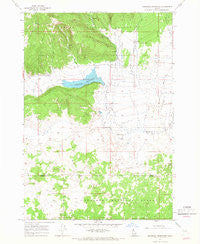 Sheridan Reservoir Idaho Historical topographic map, 1:24000 scale, 7.5 X 7.5 Minute, Year 1965