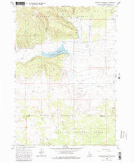 Sheridan Reservoir Idaho Historical topographic map, 1:24000 scale, 7.5 X 7.5 Minute, Year 1965