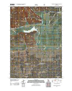 Sheridan Reservoir Idaho Historical topographic map, 1:24000 scale, 7.5 X 7.5 Minute, Year 2011