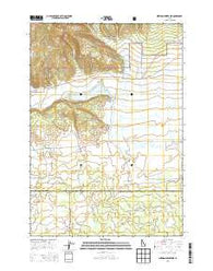 Sheridan Reservoir Idaho Current topographic map, 1:24000 scale, 7.5 X 7.5 Minute, Year 2013