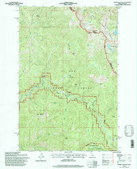 Sherlock Peak Idaho Historical topographic map, 1:24000 scale, 7.5 X 7.5 Minute, Year 1995