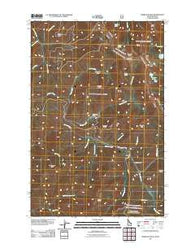 Sherlock Peak Idaho Historical topographic map, 1:24000 scale, 7.5 X 7.5 Minute, Year 2011