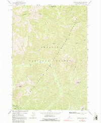 Sherman Peak Idaho Historical topographic map, 1:24000 scale, 7.5 X 7.5 Minute, Year 1963