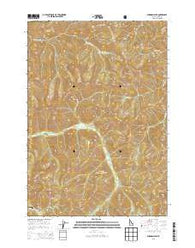 Sherman Peak Idaho Current topographic map, 1:24000 scale, 7.5 X 7.5 Minute, Year 2013