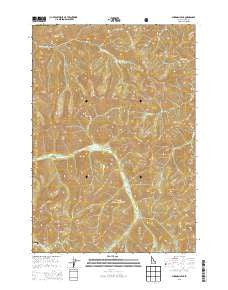 Sherman Peak Idaho Current topographic map, 1:24000 scale, 7.5 X 7.5 Minute, Year 2013