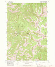 Shewag Lake Idaho Historical topographic map, 1:24000 scale, 7.5 X 7.5 Minute, Year 1966