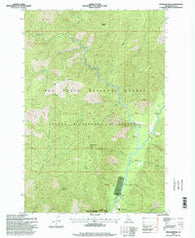 Shissler Peak Idaho Historical topographic map, 1:24000 scale, 7.5 X 7.5 Minute, Year 1995