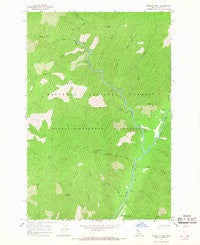 Shissler Peak Idaho Historical topographic map, 1:24000 scale, 7.5 X 7.5 Minute, Year 1966