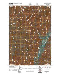 Shissler Peak Idaho Historical topographic map, 1:24000 scale, 7.5 X 7.5 Minute, Year 2011