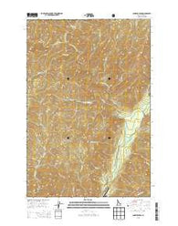 Shissler Peak Idaho Current topographic map, 1:24000 scale, 7.5 X 7.5 Minute, Year 2013