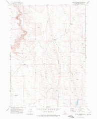 Shoofly Springs Idaho Historical topographic map, 1:24000 scale, 7.5 X 7.5 Minute, Year 1972