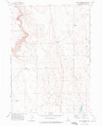 Shoofly Springs Idaho Historical topographic map, 1:24000 scale, 7.5 X 7.5 Minute, Year 1972