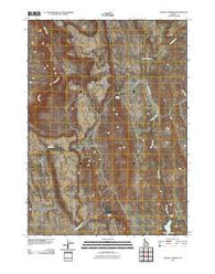 Shoofly Springs Idaho Historical topographic map, 1:24000 scale, 7.5 X 7.5 Minute, Year 2010