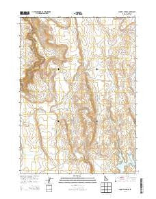 Shoofly Springs Idaho Current topographic map, 1:24000 scale, 7.5 X 7.5 Minute, Year 2013