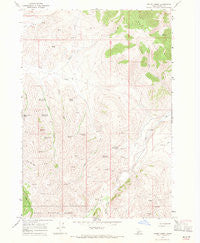 Short Creek Idaho Historical topographic map, 1:24000 scale, 7.5 X 7.5 Minute, Year 1967