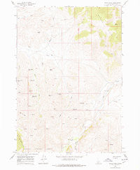 Short Creek Idaho Historical topographic map, 1:24000 scale, 7.5 X 7.5 Minute, Year 1967